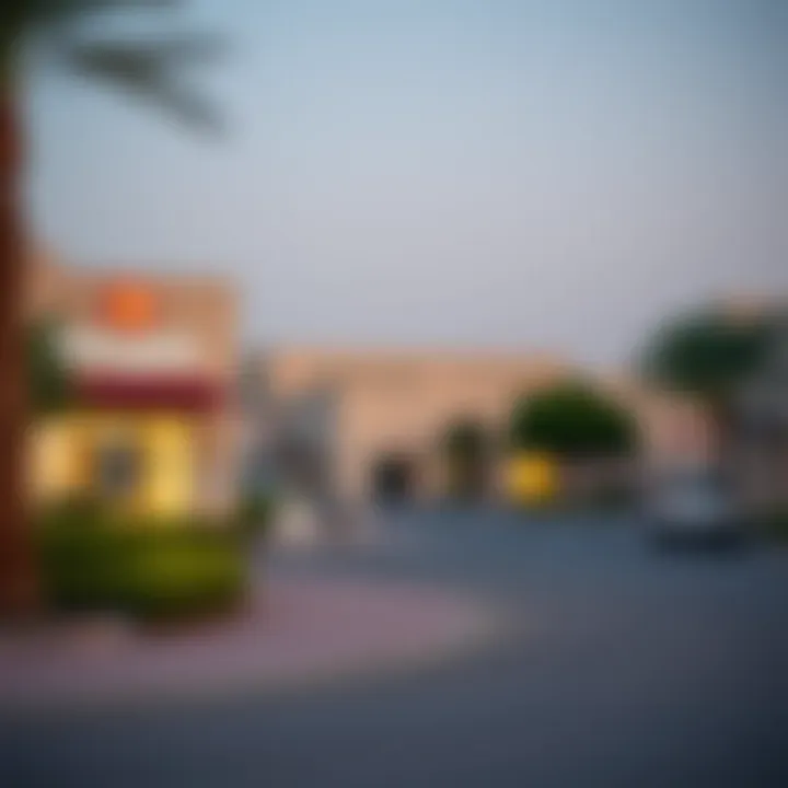 Amenities Near Al Quoz Al Khail Gate Local amenities surrounding Al Quoz Al Khail Gate including parks and shops