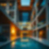 Stunning architectural design of Al Raha Lofts 2 highlighting modern aesthetics