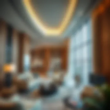 Luxury Interiors of Al Shafar Tower 2 Interior design showcasing modern amenities in Al Shafar Tower 2