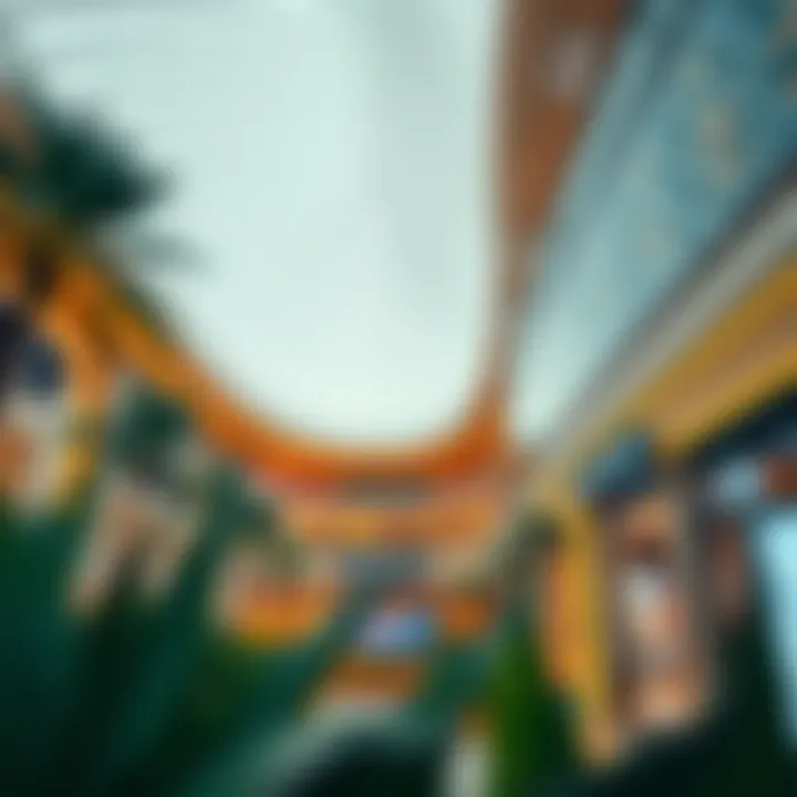 Innovative Design of Nakheel Mall Architectural beauty of Nakheel Mall showcasing innovative design