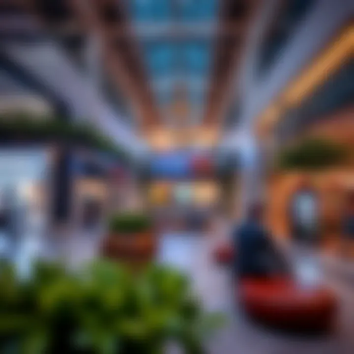 Community Interaction Spaces in Nakheel Mall Community engagement areas designed for interaction at Nakheel Mall