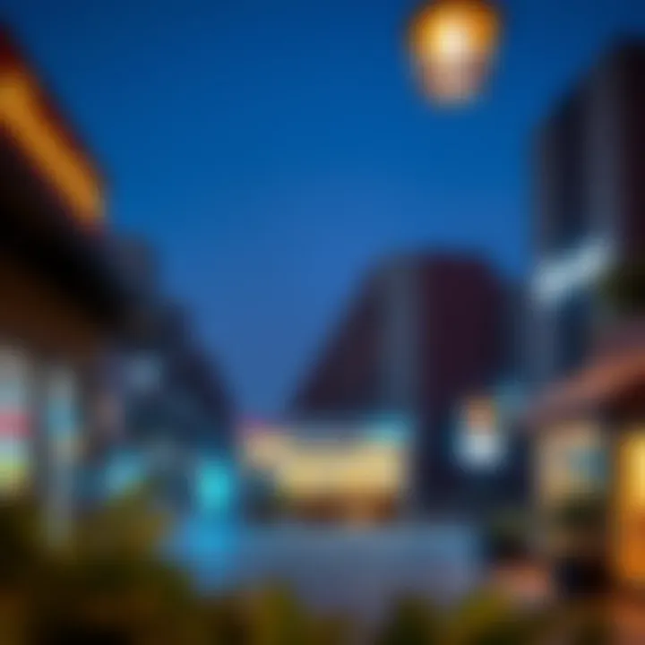 Showcase of local amenities and shops in Aster Muweilah