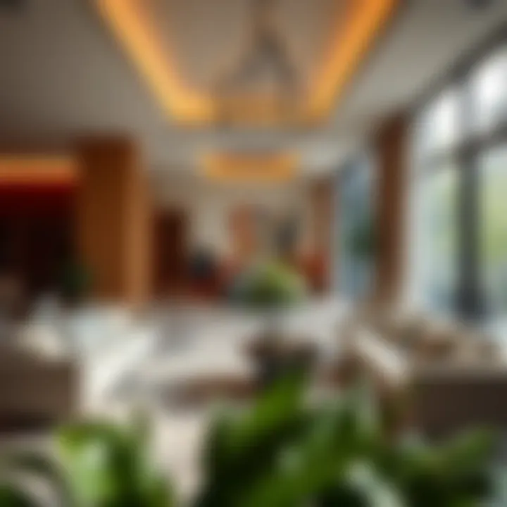 Sophisticated Interiors of Aura Gardens Elegant interiors showcasing contemporary living at Aura Gardens