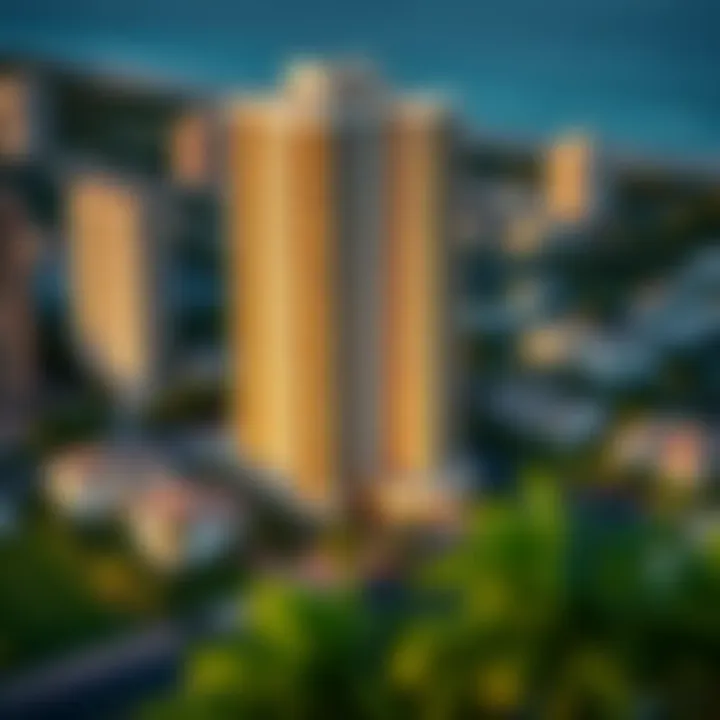 Surrounding Neighborhood View of Beach Isle Tower One View of the Beach Isle Tower One from the surrounding neighborhood