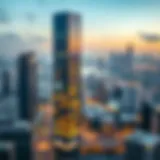 Panoramic view of Boulevard Plaza Tower 1 and surrounding skyline