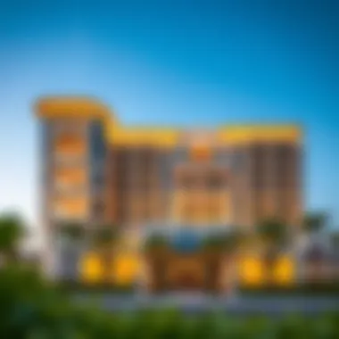 Luxurious exterior view of Bulgari Residences