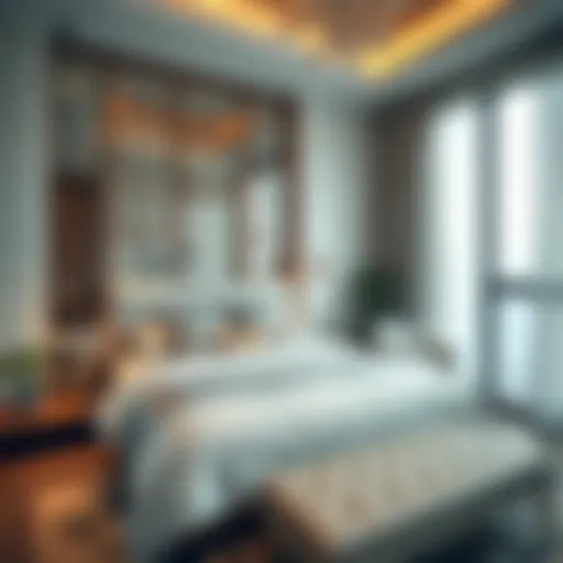 Modern luxury room in Dubai showcasing elegance and style