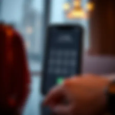 Understanding International Dialing in Dubai Mobile phone displaying international dialing codes