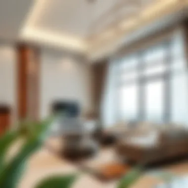 Elegant Interiors of Ajman Uptown Villas Modern interior design of a villa