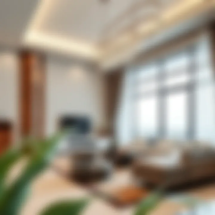 Elegant Interiors of Ajman Uptown Villas Modern interior design of a villa