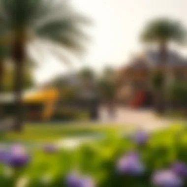 Community Park at Damac Hills 1 Vibrant community park within Damac Hills 1, illustrating lifestyle features