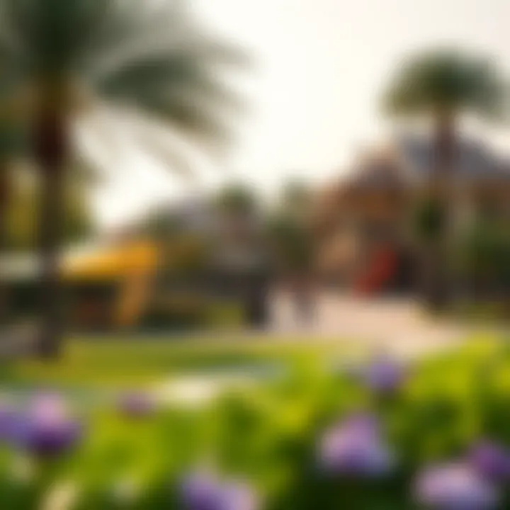 Community Park at Damac Hills 1 Vibrant community park within Damac Hills 1, illustrating lifestyle features
