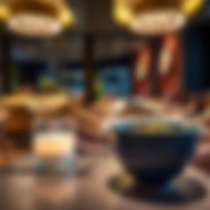 Culinary Delights at Edge by Rotana Dining area highlighting exquisite culinary offerings and ambiance