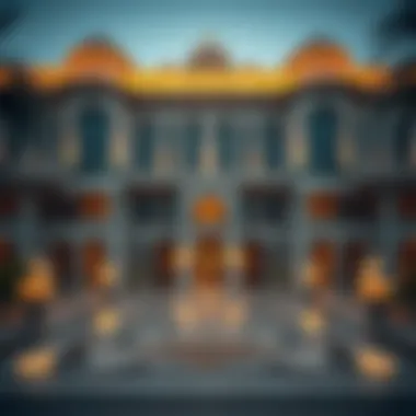 Architectural Elegance of Dar Al Musayef Stunning architectural view of Dar Al Musayef