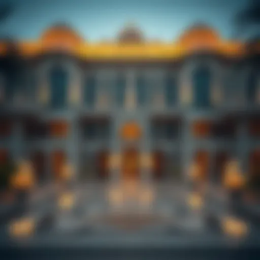 Architectural Elegance of Dar Al Musayef Stunning architectural view of Dar Al Musayef