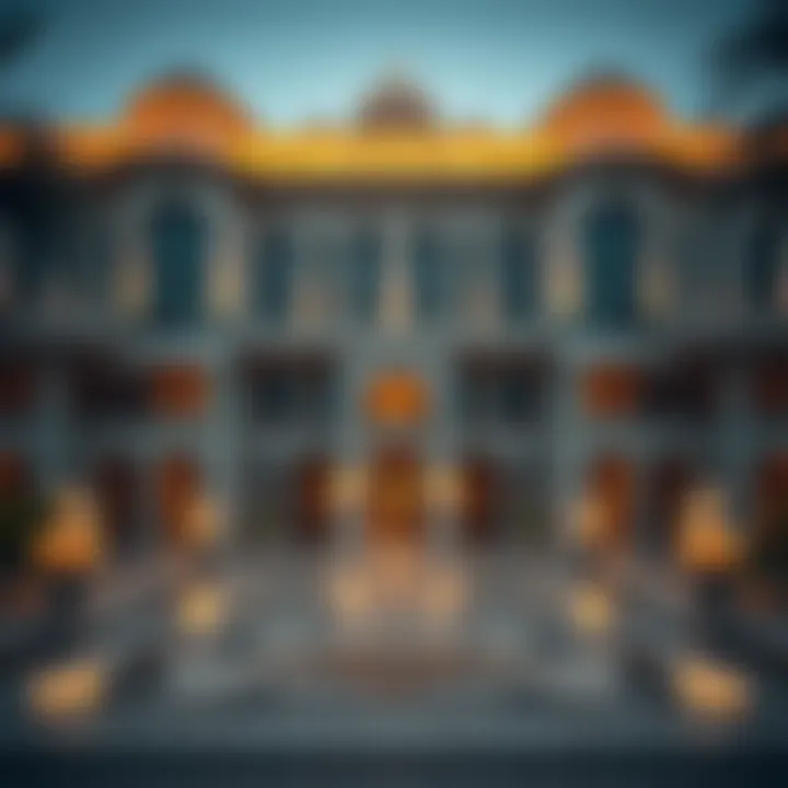 Architectural Elegance of Dar Al Musayef Stunning architectural view of Dar Al Musayef