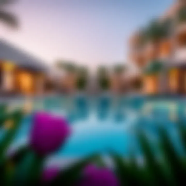 Luxury Amenities in Dubai Hill Estate Luxury amenities available in Dubai Hill Estate, including swimming pools and gyms