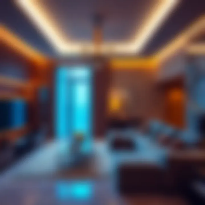Luxurious apartment interiors in Emaar South