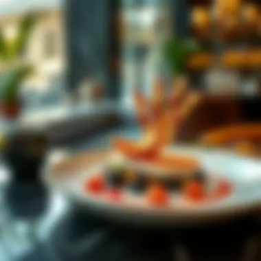 Culinary Artistry Exquisite dish artfully presented