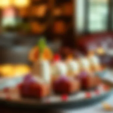 Creative Gourmet Desserts Gourmet dessert showcasing creativity