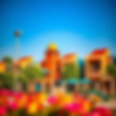 Abu Shagara Community Amenities A vibrant view of the Abu Shagara neighborhood highlighting amenities