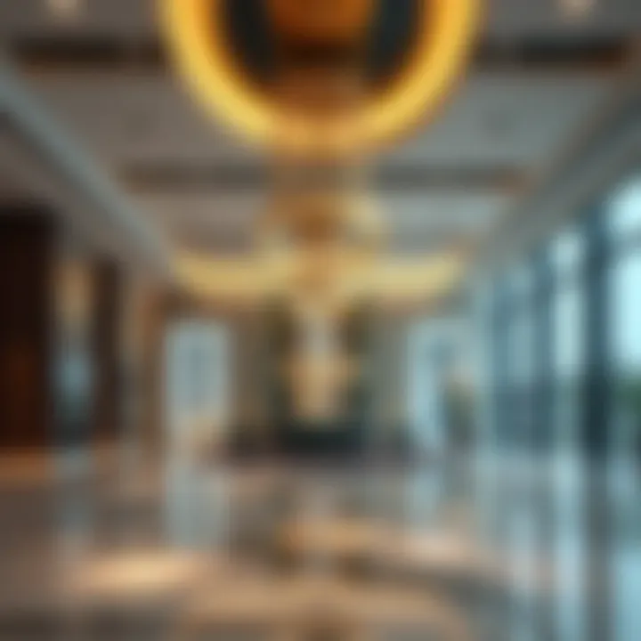 Luxury Amenities Inside Al Bawadi Building Interior amenities of Al Bawadi Building highlighting luxury living