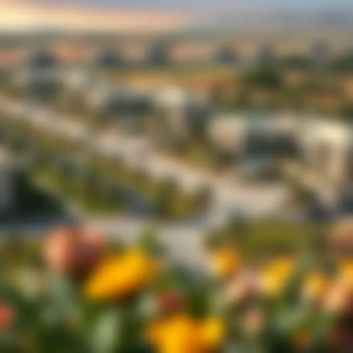 Residential Living in Al Maya Silicon Oasis Landscape showcasing residential areas and green parks