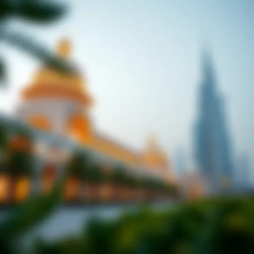 Stunning architectural view of مول النخيل showcasing its unique design and structure