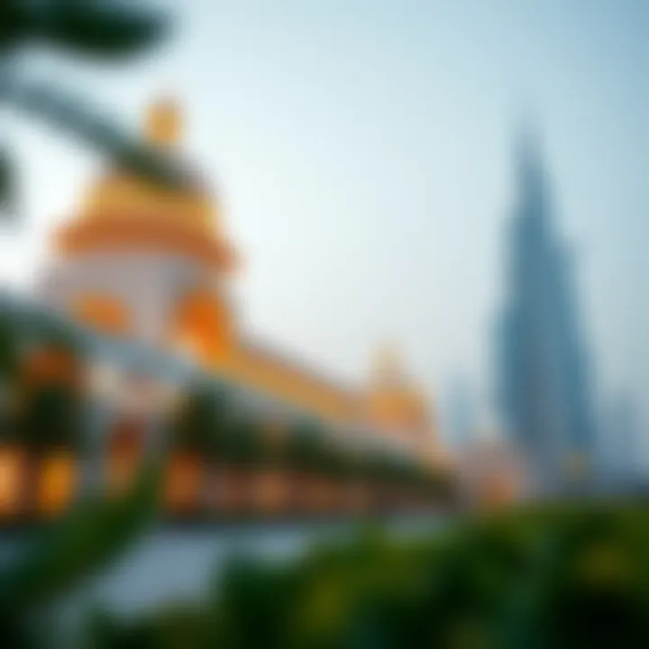 Architectural Marvel of مول النخيل Stunning architectural view of مول النخيل showcasing its unique design and structure