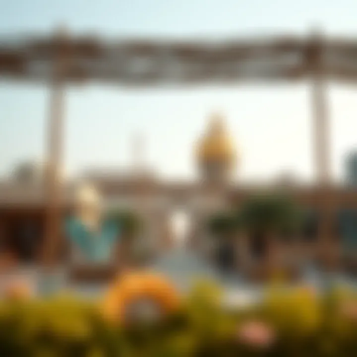 Cultural attractions in Al Rashidiya, featuring art installations and local heritage sites.