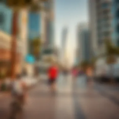 Urban Life at Al Reem Island Vibrant urban life and amenities at Al Reem Island