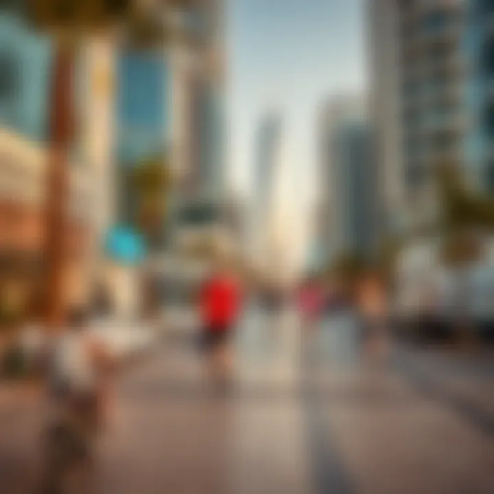 Urban Life at Al Reem Island Vibrant urban life and amenities at Al Reem Island