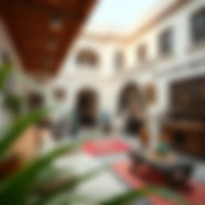 Traditional Emirati House A beautifully restored traditional Emirati house displaying antiques