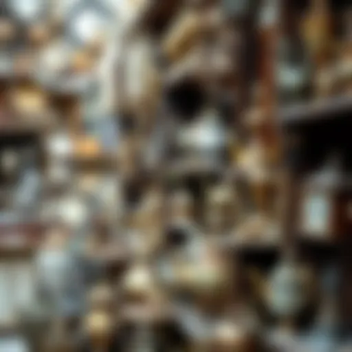 Antique Market in Dubai A vibrant antique market in Dubai showcasing traditional artifacts