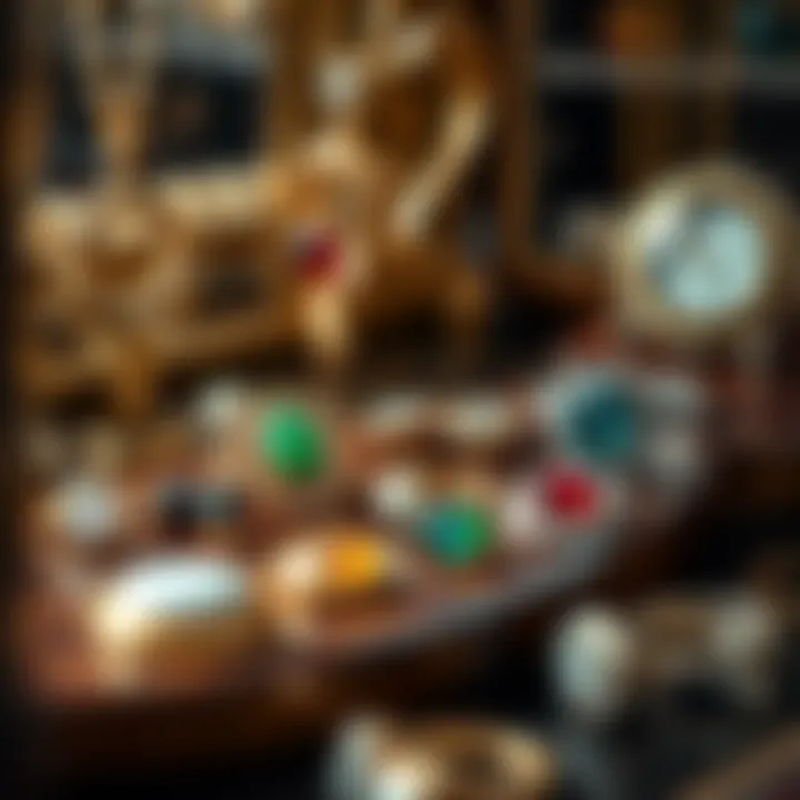 Vintage Jewelry Collection A collection of vintage jewelry reflecting Dubai's rich heritage