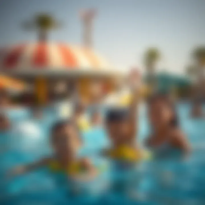 Family Fun in Aqua Parks Families enjoying various water activities in a vibrant aqua park
