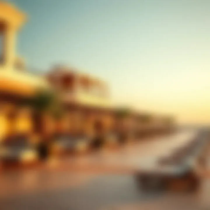 Amenities and Facilities at Barasti Beach The beachfront amenities of Barasti Beach, including lounges and recreational areas