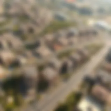 Aerial View of Residential Areas Aerial view of Al Nahda 1 highlighting residential areas