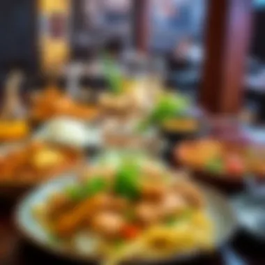 Diverse Culinary Offerings at Hudayriat An array of traditional and contemporary dishes served at Hudayriat restaurants