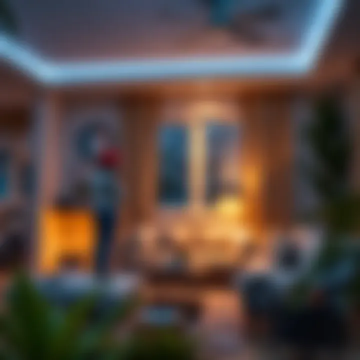 Installation of home internet service