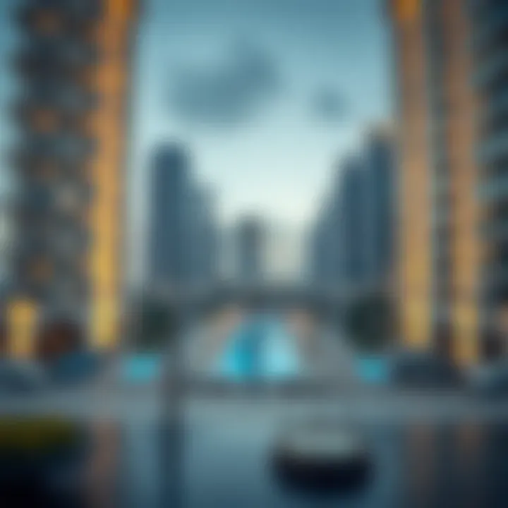 Legal Frameworks in Dubai Real Estate Conceptual illustration of legal frameworks in Dubai real estate market