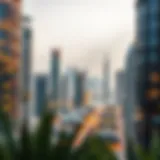 Stunning skyline view of Dubai showcasing luxury property developments