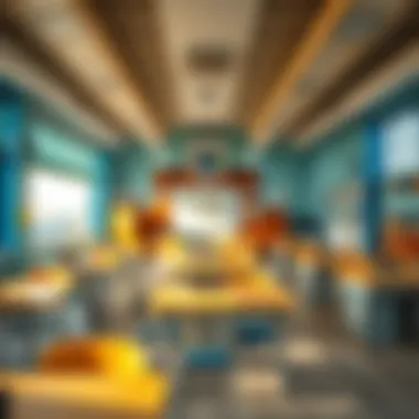 Dynamic Learning Environment in Al Barsha Schools A vibrant classroom setting in Al Barsha