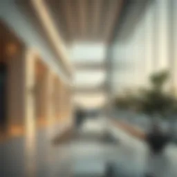 Architectural design of استوديو الجميرا العين showcasing modern elegance