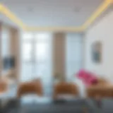 Modern flat interiors in Karama showcasing contemporary design