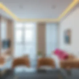 Modern flat interiors in Karama showcasing contemporary design
