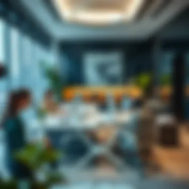 The Workspace of Real Estate Professionals Modern office space representing real estate careers