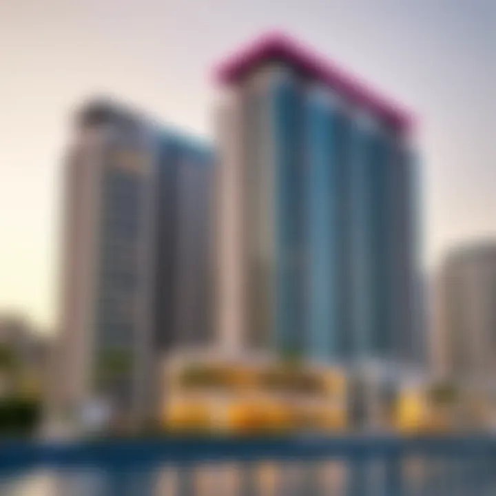 Architectural Beauty of JBR The architectural beauty of JBR's residential buildings reflecting luxury living.
