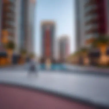 Residential Buildings in Jebel Ali Modern residential buildings in Jebel Ali reflecting the vibrant lifestyle