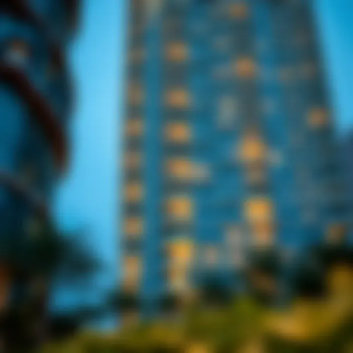 Distinctive Architectural Features of Lake View Tower Architectural details highlighting the unique design of Lake View Tower